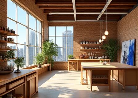 Inside our workshop studio on Unnamed Road